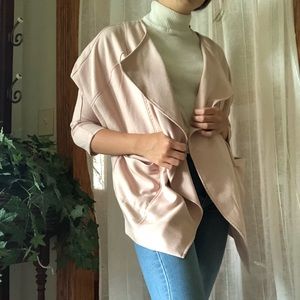 NWOT blush pink flowy blazer from Austria